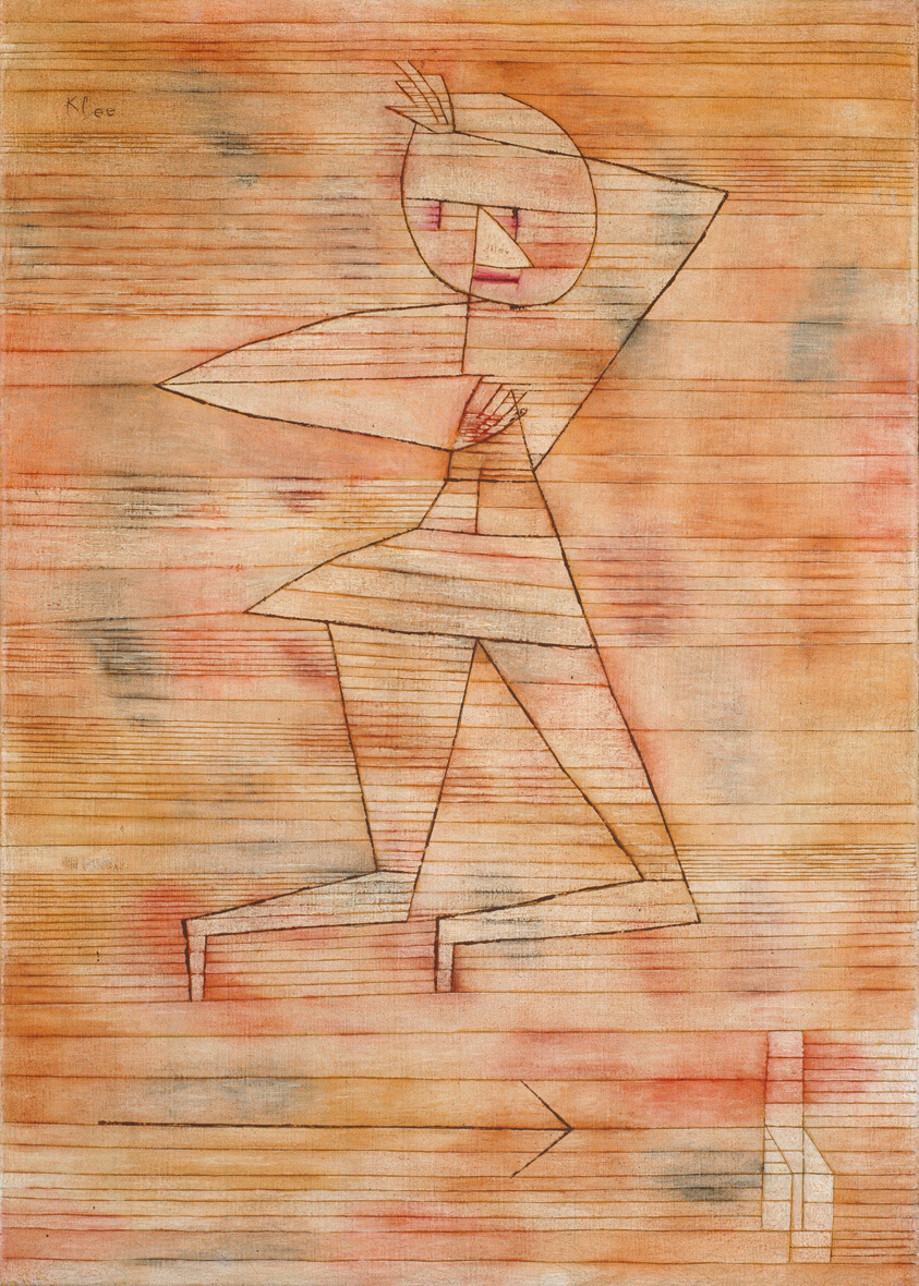 Fleeing Ghost (1929) // Paul Klee German, born Switzerland, 1879–1940